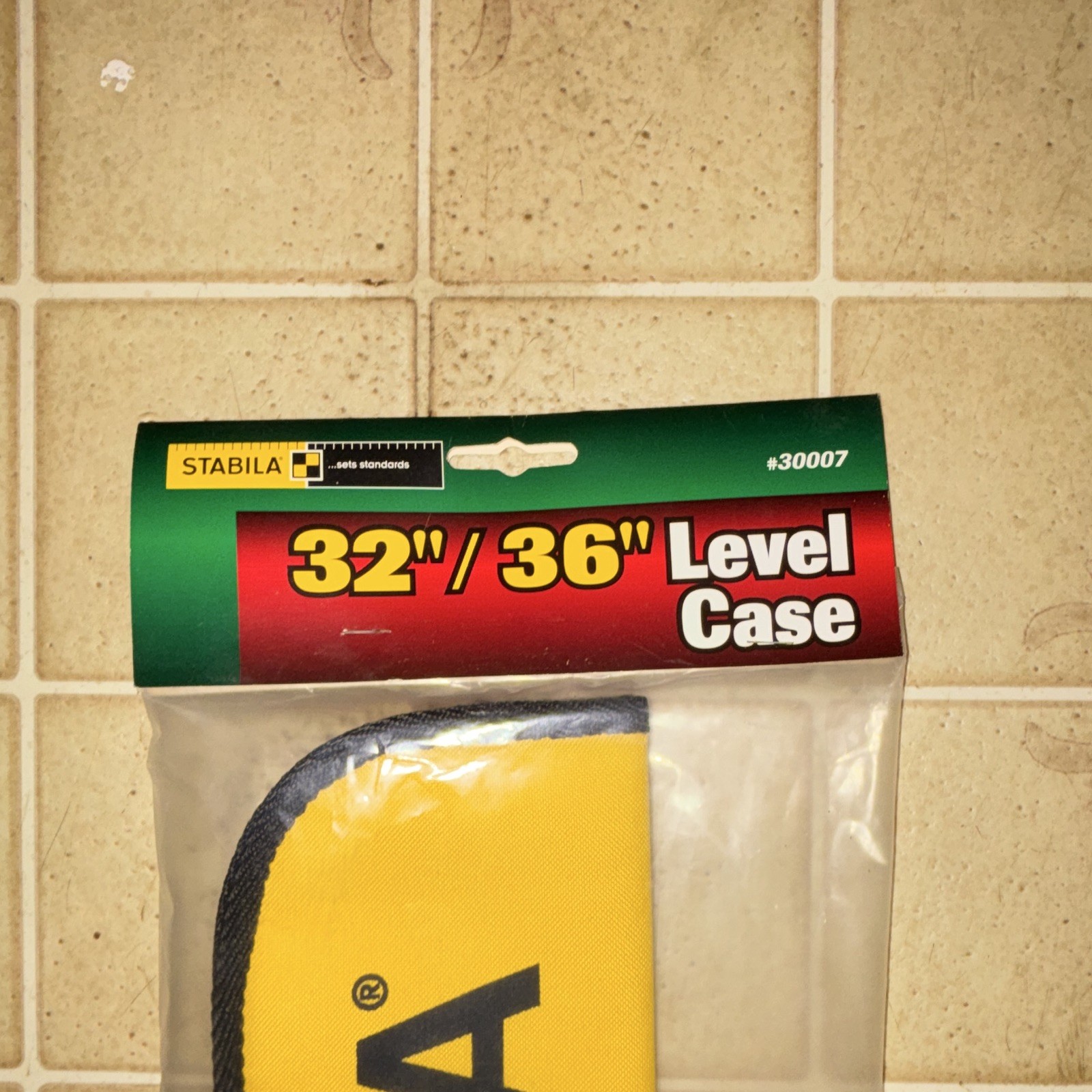 Stabila Level Case 32/36in Fabric Portable Yellow/Black Model 30007