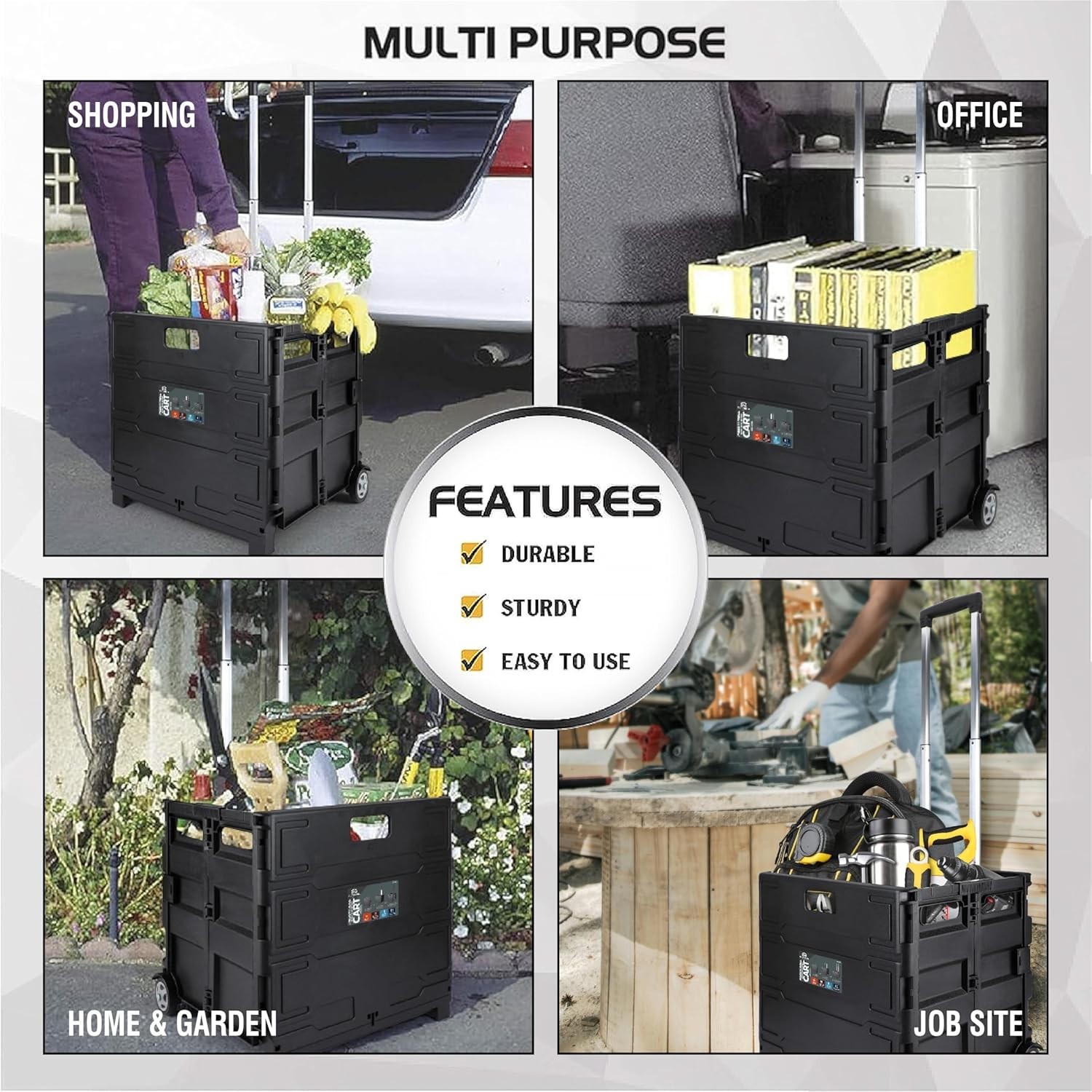 Compact Tool Carrier with Adjustable Handle for Convenient Storage Solutions