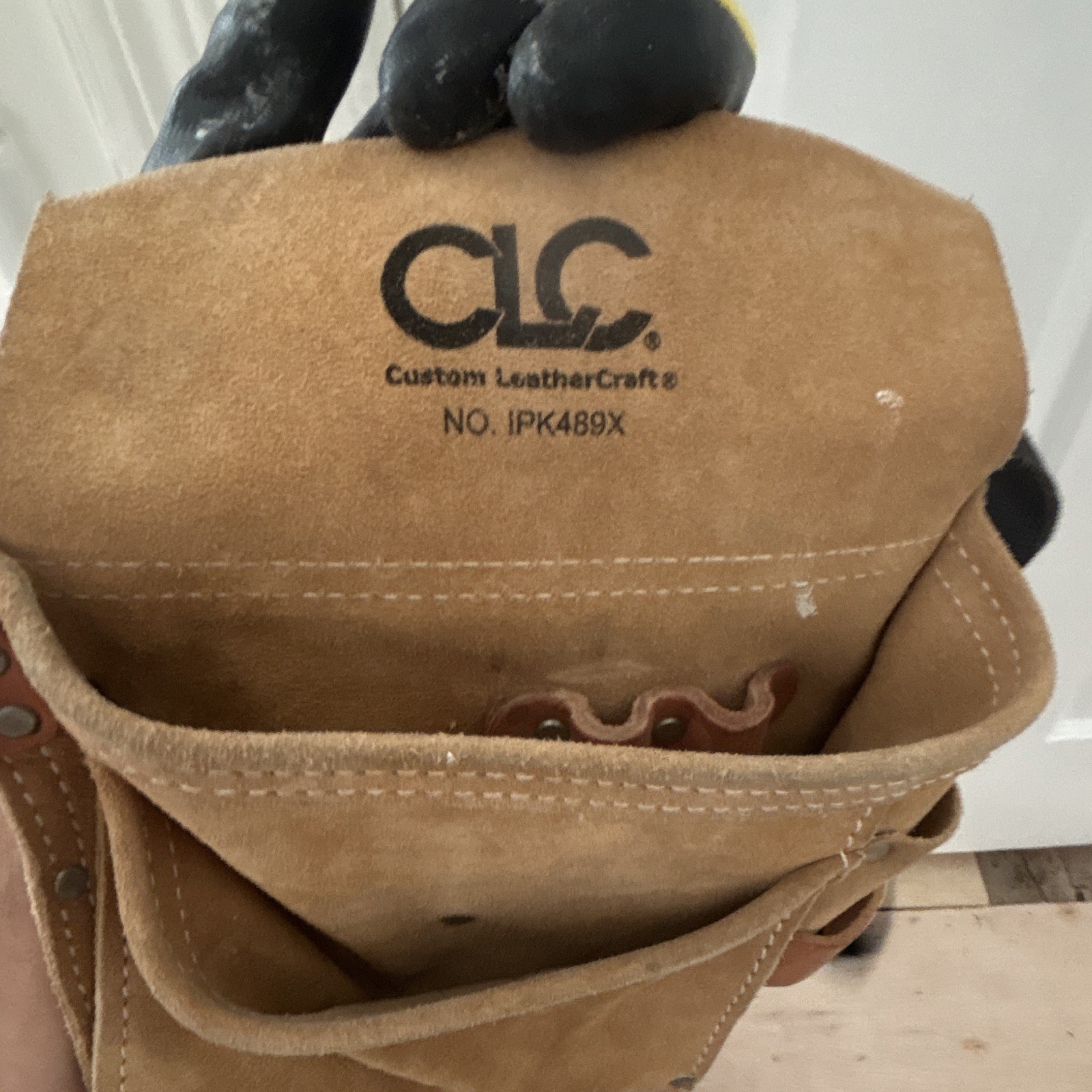 CLC Custom LeatherCraft IPK489X Adjustable Leather Tool Belt Pouch Brown