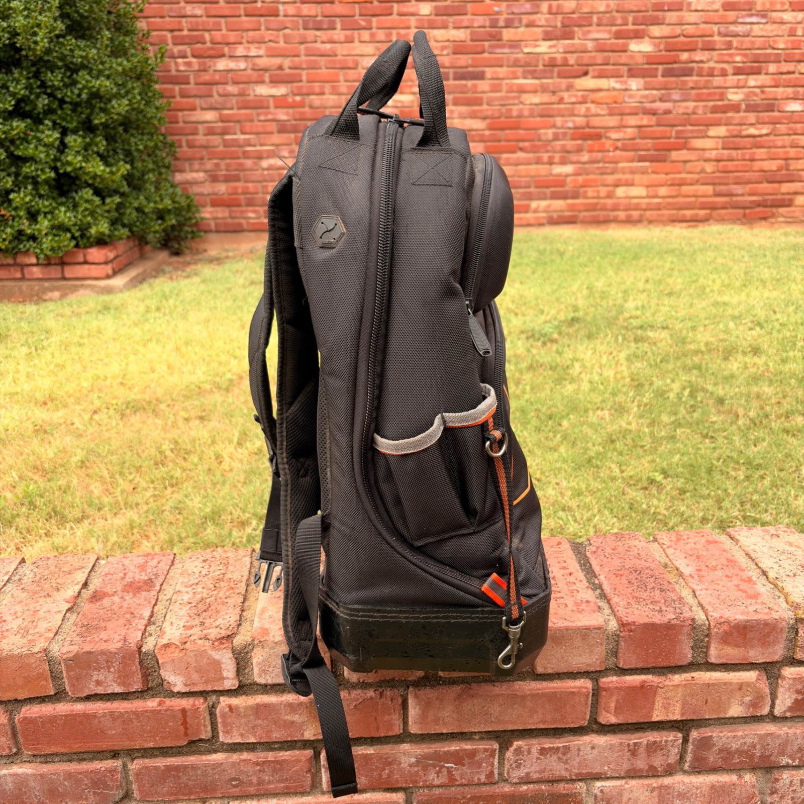 Klein Tools MODBOX Electrician Tool Backpack Black Orange Heavy Duty Organizer
