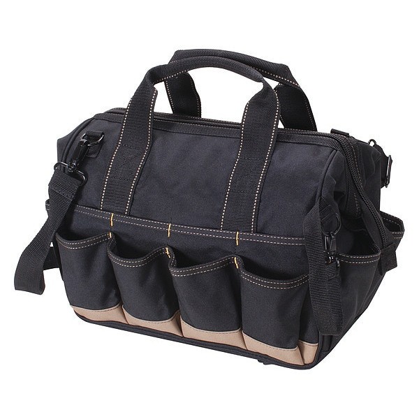 Clc Work Gear 1139 Tool Bag, Black, Polyester, 23 Pockets