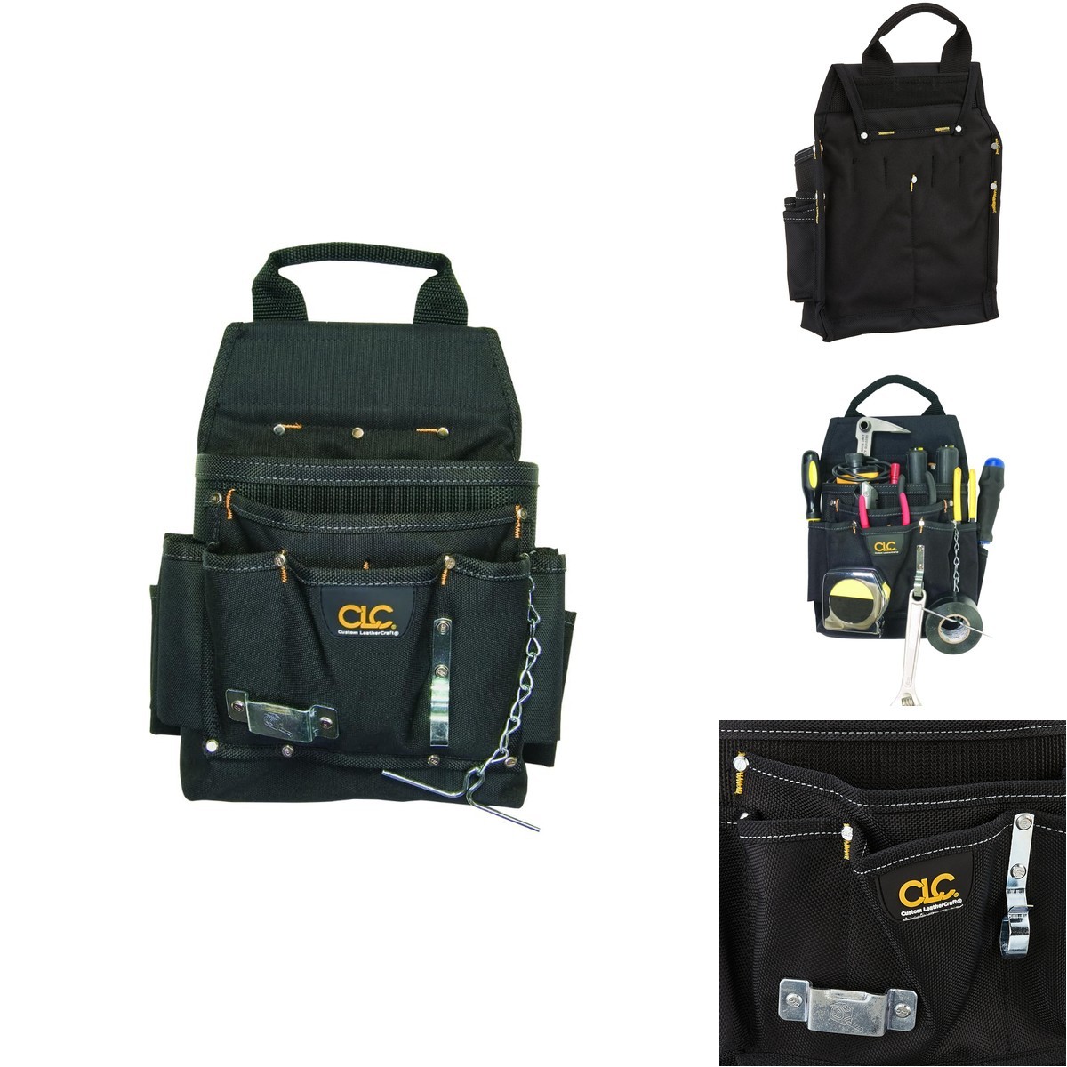 CLC Custom Leathercraft 5505 Electrician’s Tool Pouch Ballistic Poly 12Pocket