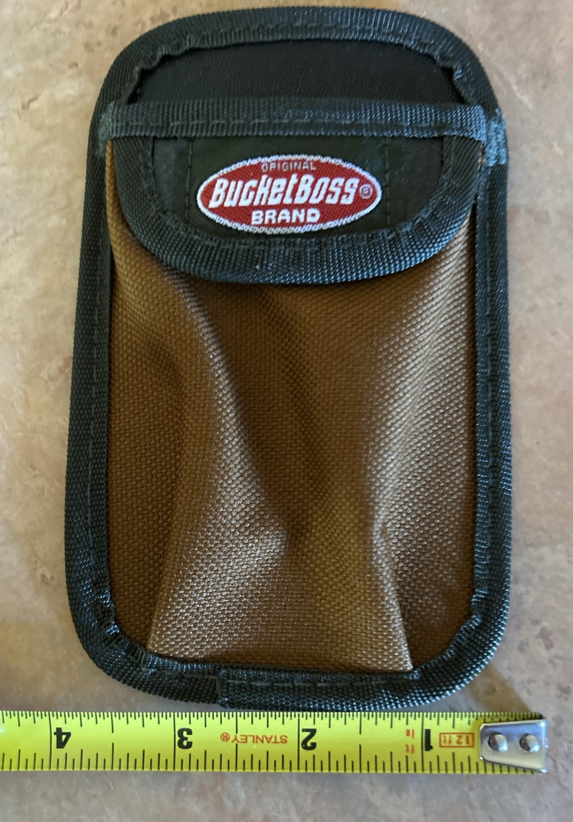 Bucket Boss -Sheath, Pouches – Original Series Brown 6” x 4”New Old Stock