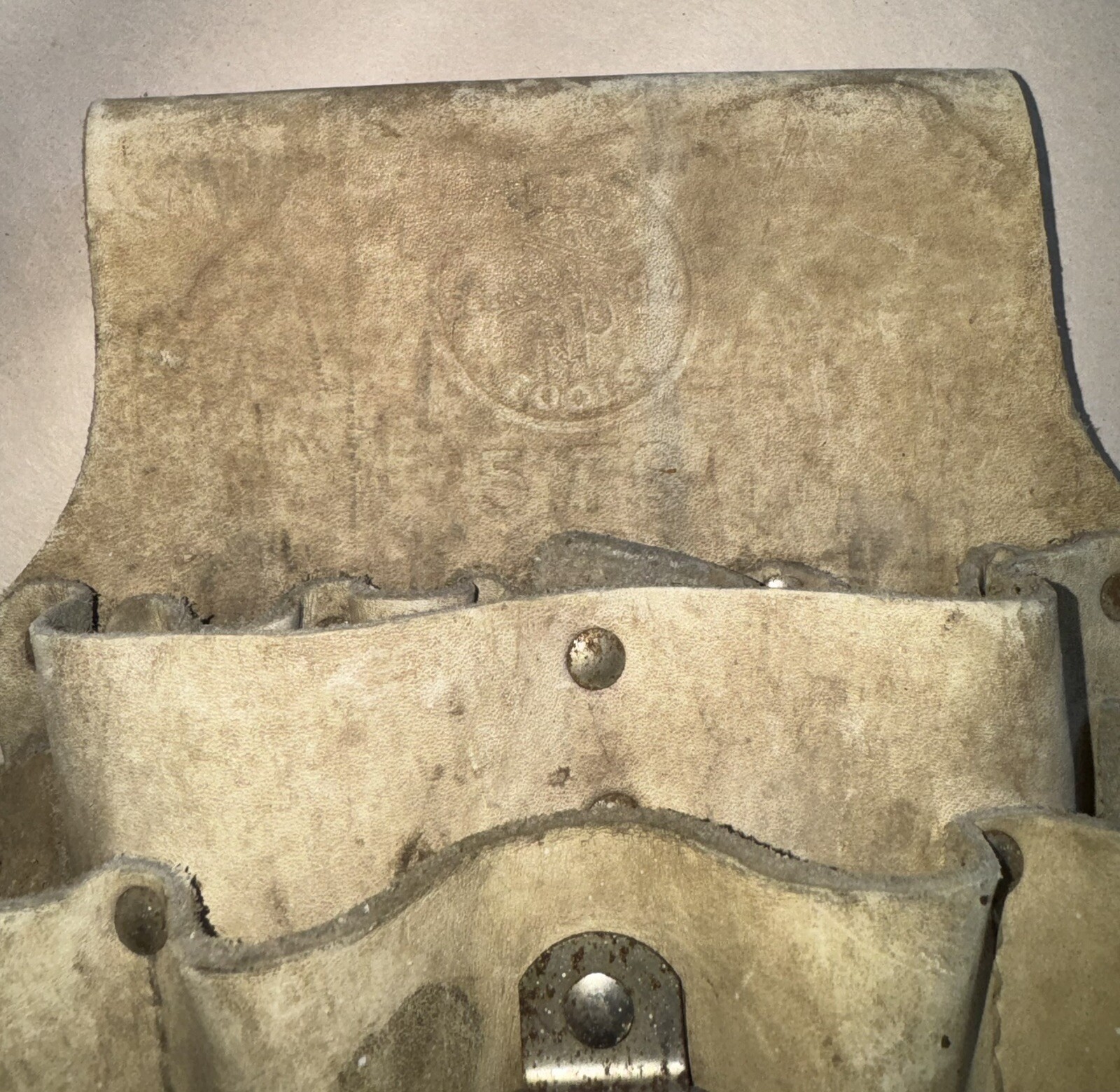klein tool belt pouch leather 5178 White