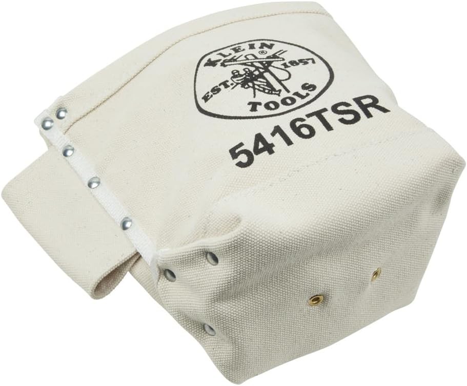 Klein Tools 5416TSR Tool Bag, Bolt Bag with Bull Pin Loops and Drain Holes, Stur
