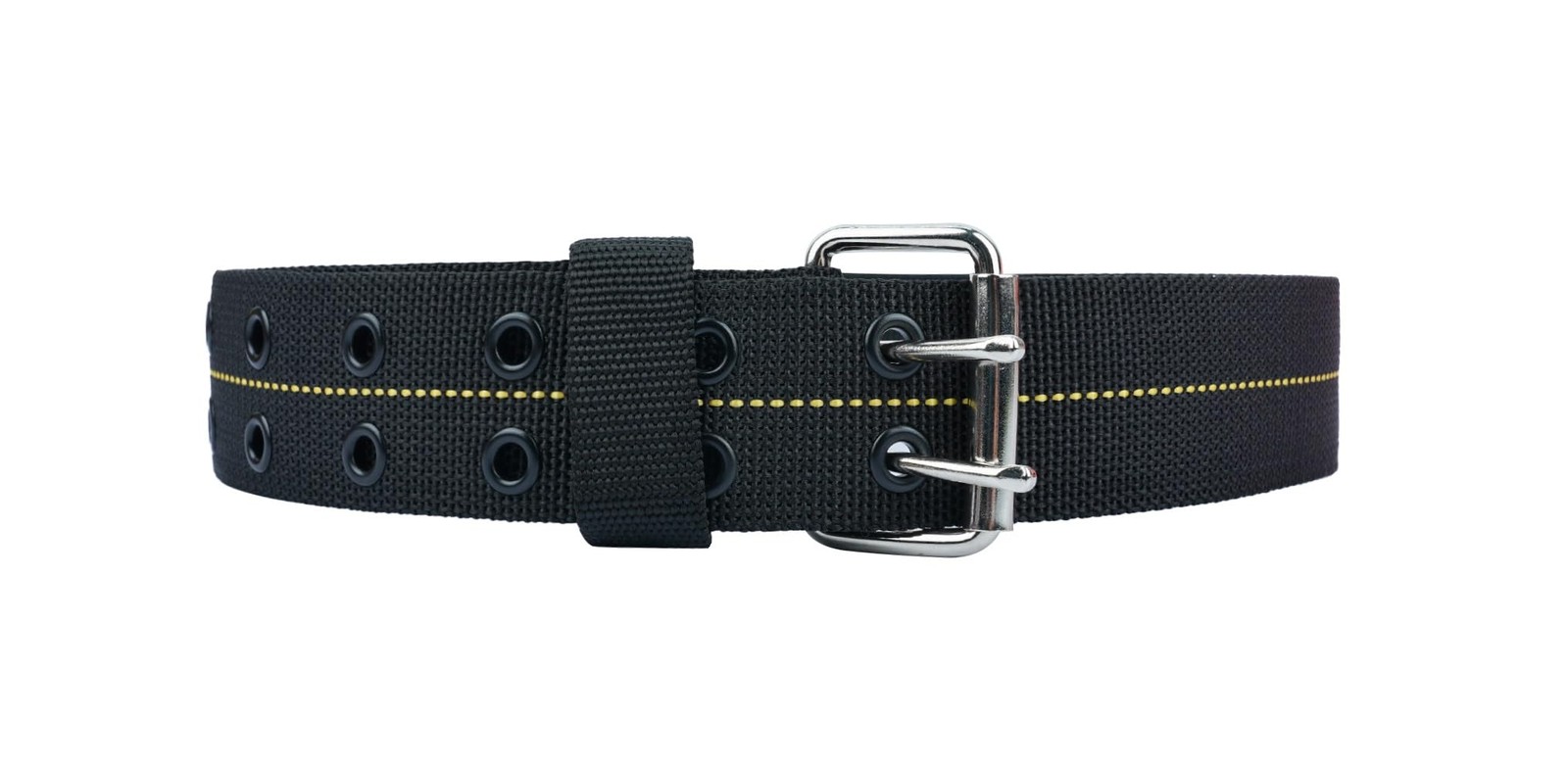 2 In Adjustable Heavy Duty Nylon Tool Belt Black Roller Buckle Work Construction