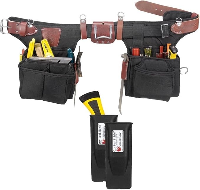 Occidental Leather 9540 Adjust-to-Fit Finisher Tool Belt Set Bundle w/ (2) Pack