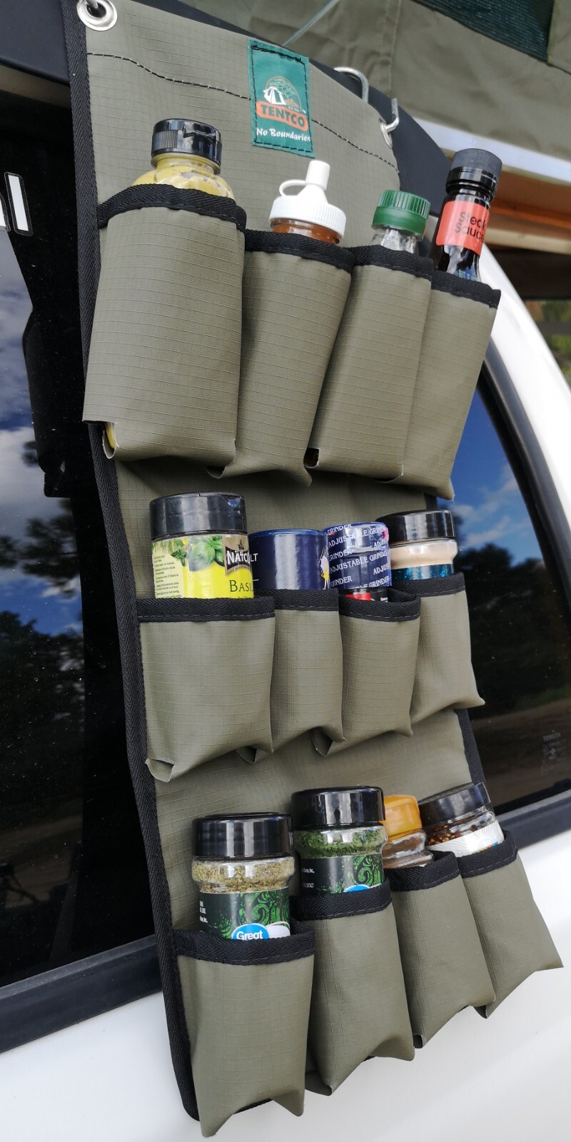 Canvas Spice Rack camping picnic overland vanlife 4×4