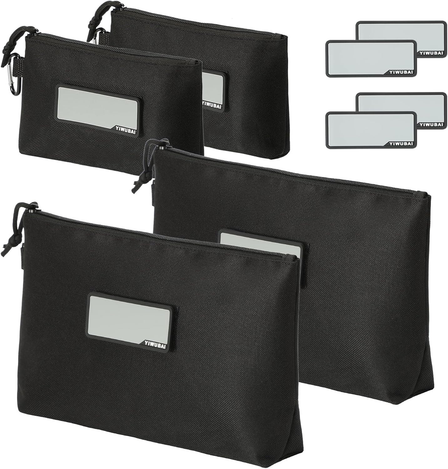 4-Pack Tool Pouch Zipper Bag,Multipurpose Storage pouch,Small Tool Bag,Tactical