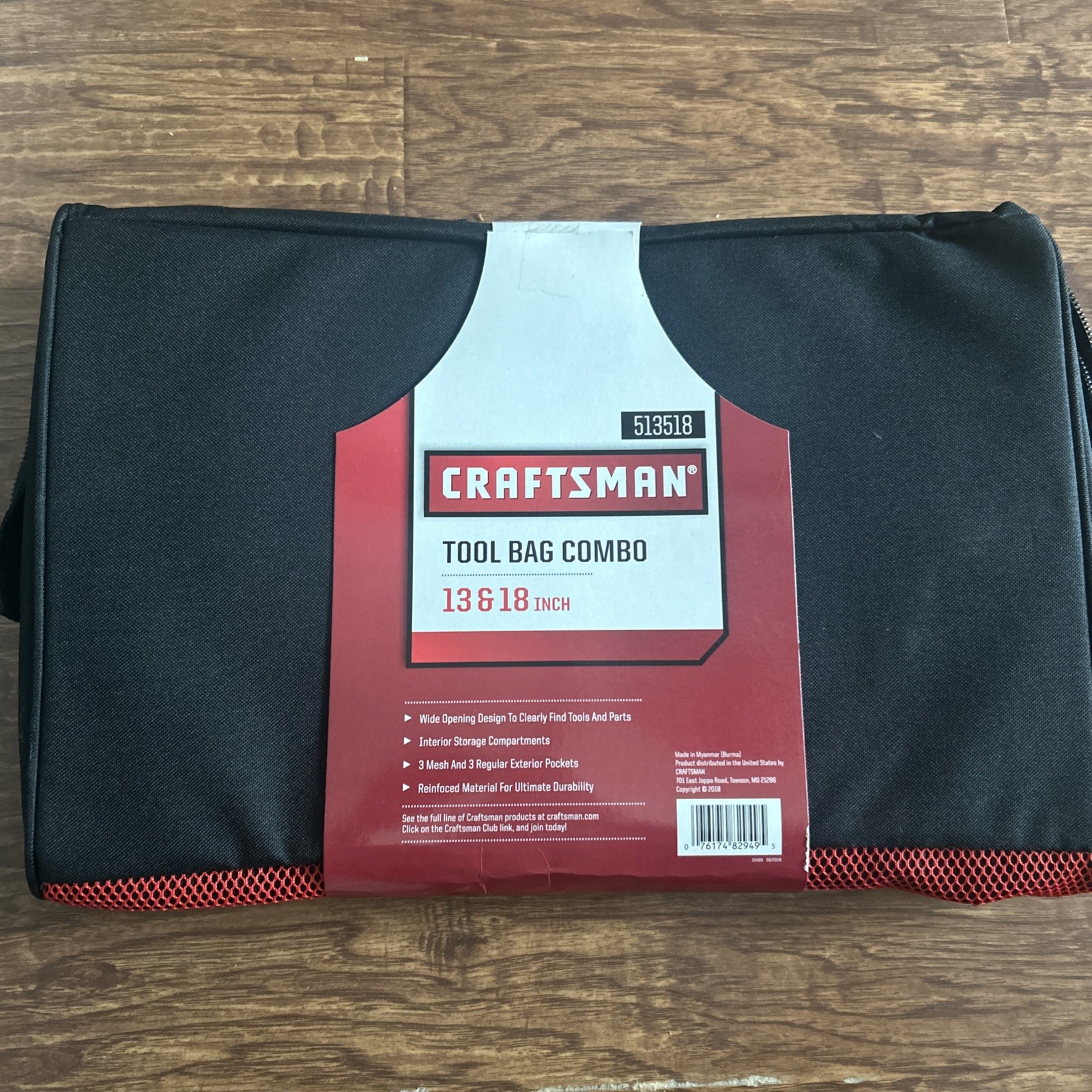 CRAFTSMAN® 2-Piece 13-Inch And 18-Inch Zippered Tool Bag Set (CMST513518)