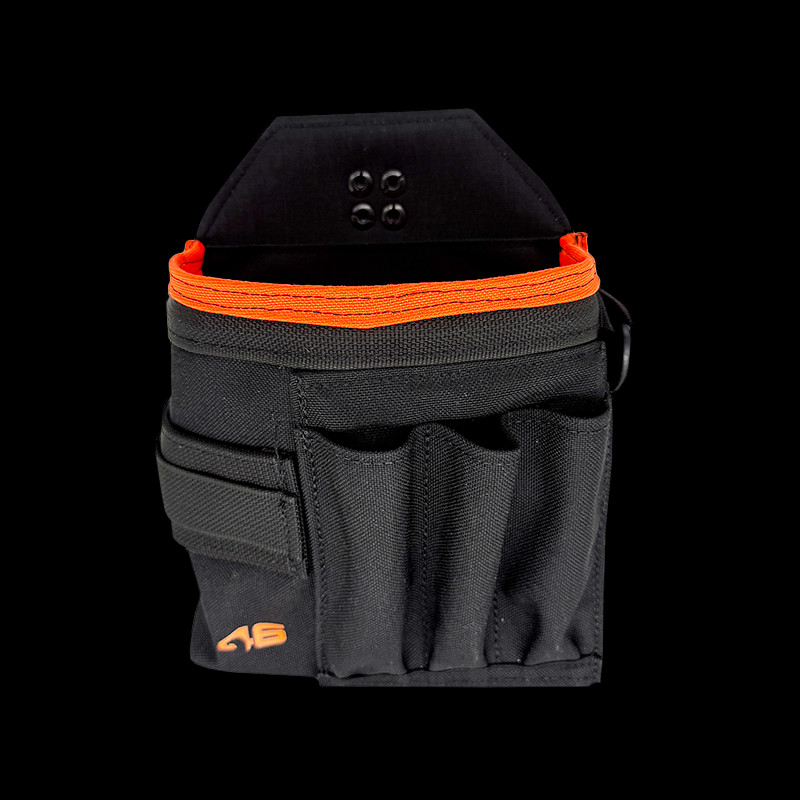 Atlas 46 Professional Technician’s Pouch – ROTATE/QUICK RELEASE Black/Orange