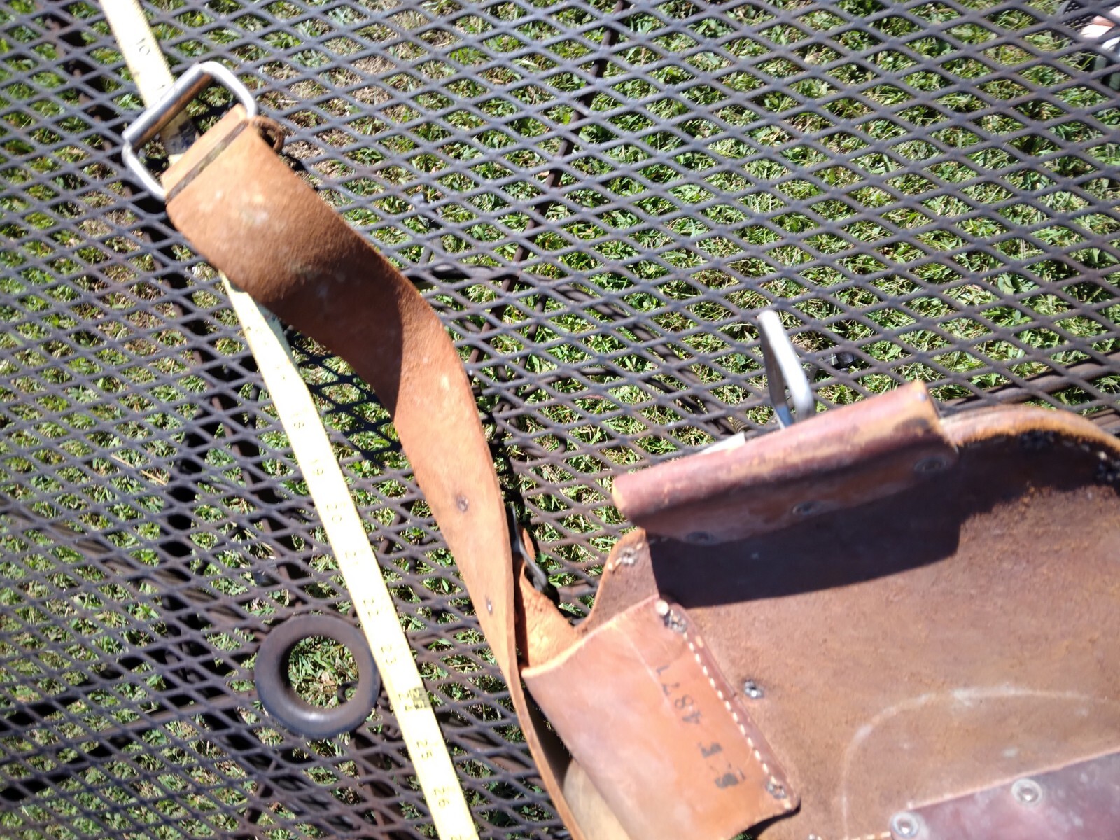 Vintage Lineman’s Leather Belt and Tool Pouch