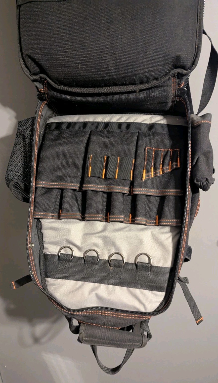 Ergodyne Arsenal 5843 Tool Backpack Dual Compartments Black Regular