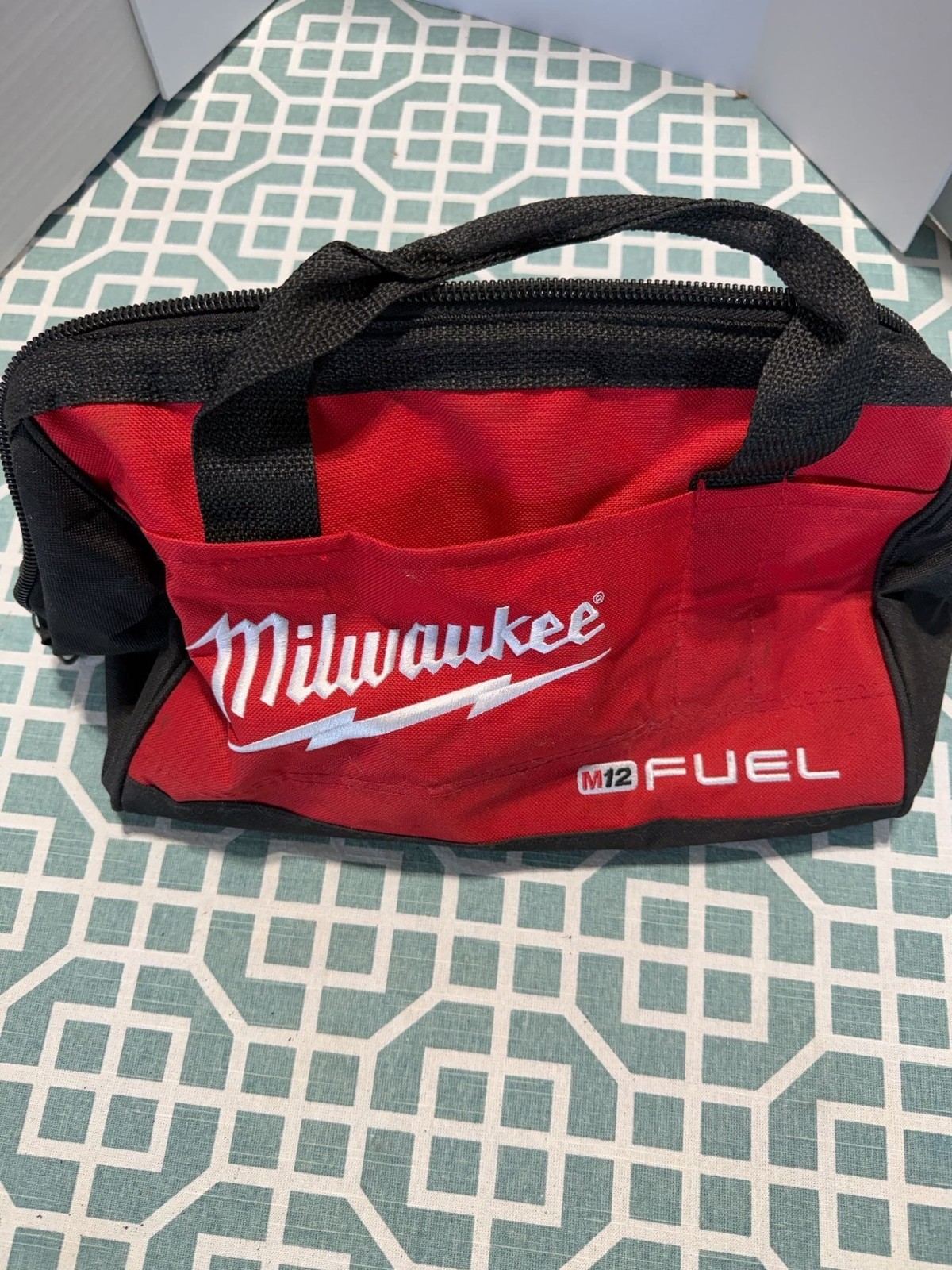 Milwaukee M12 FUEL Small Zippered Contractor Tool Bag