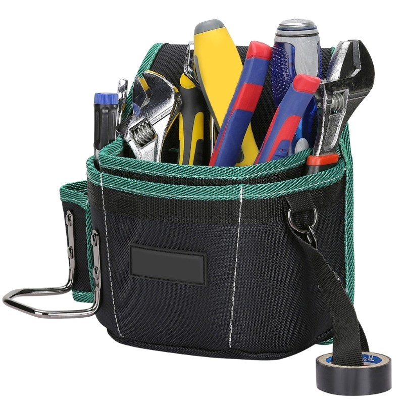 Electrician Tool Pouch with Adjustable Belt Tool Pouches for Convenient Carrying