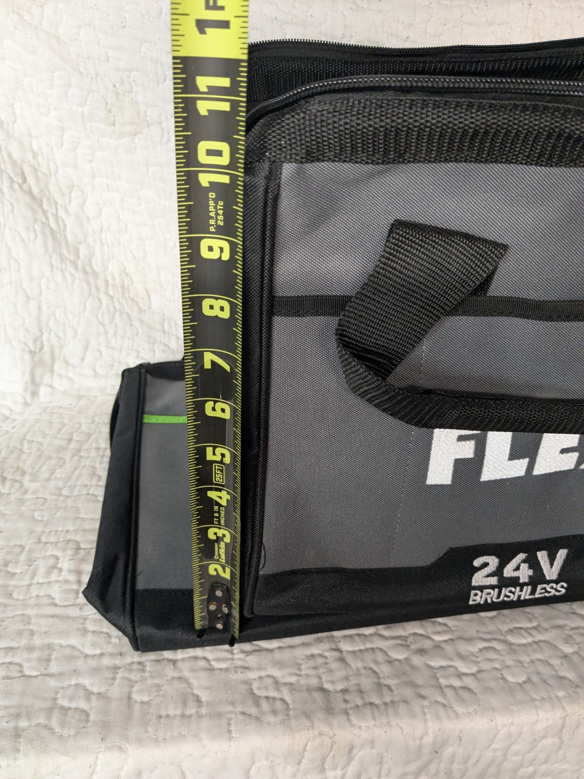 (2) FLEX 24V Brushless Tool Bags 12”X 9” X 9” Medium Bags Only (New From Kit)