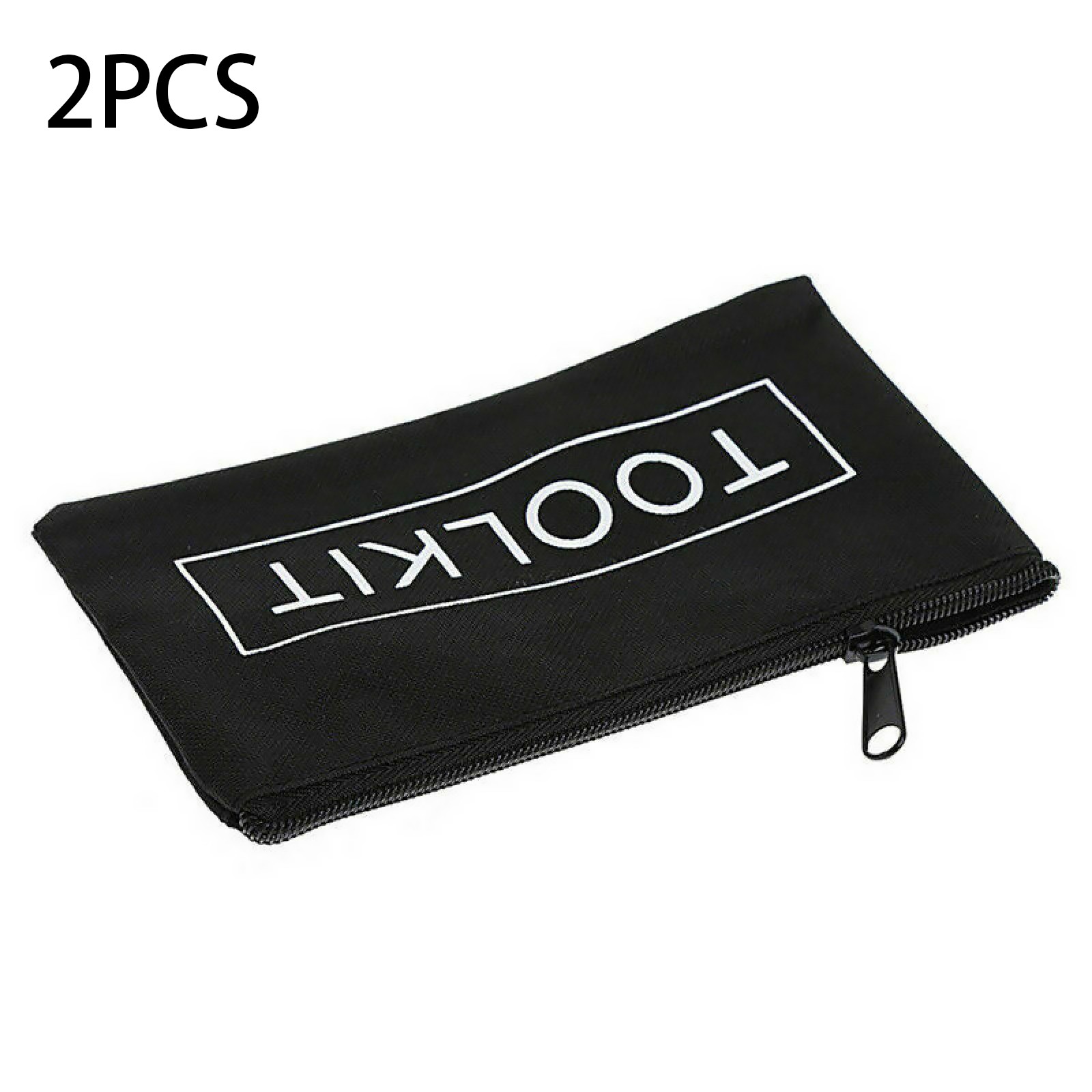 2Pack Lightweight Waterproof Oxford Cloth 600D Zipper Tools Pouch Storage Bag