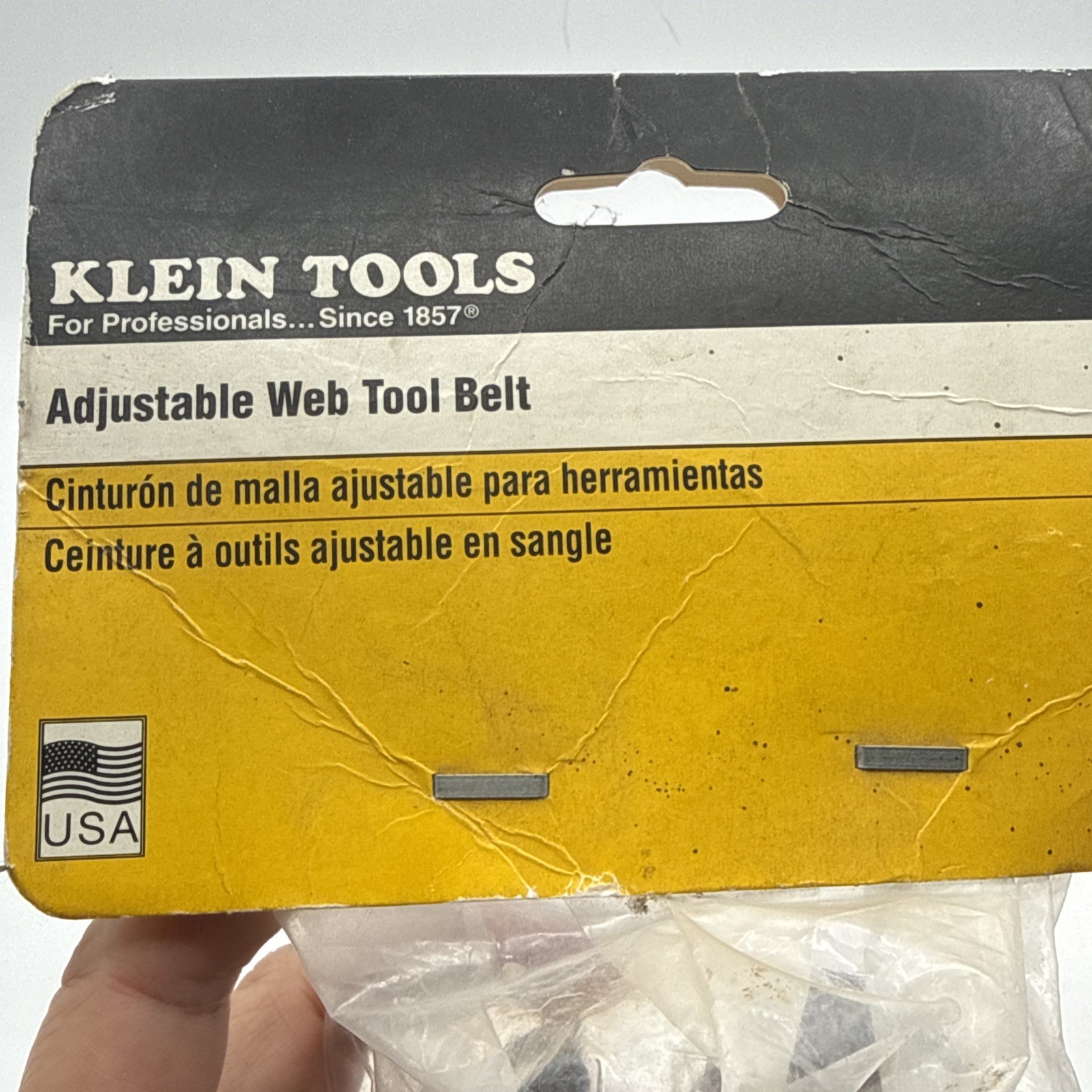 Klein Tools 5164 Leather Tool Pouch with New Adjustable Web Belt