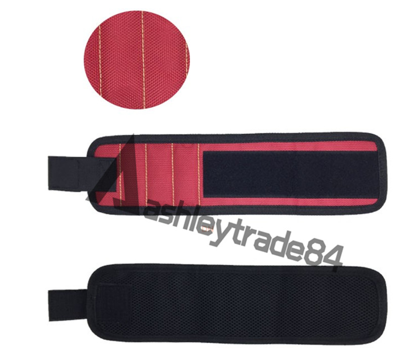 Adjustable Magnetic Wristband Bag Screws Nails Drill Bits Holder Repair Tool