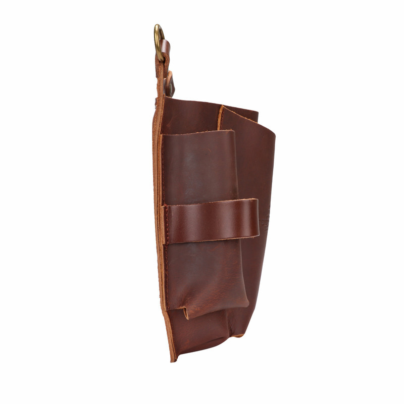 TOURBON 6-in-1 Leather Garden Tools Storage Belt Pouch Utility Shoulder Bag Gift