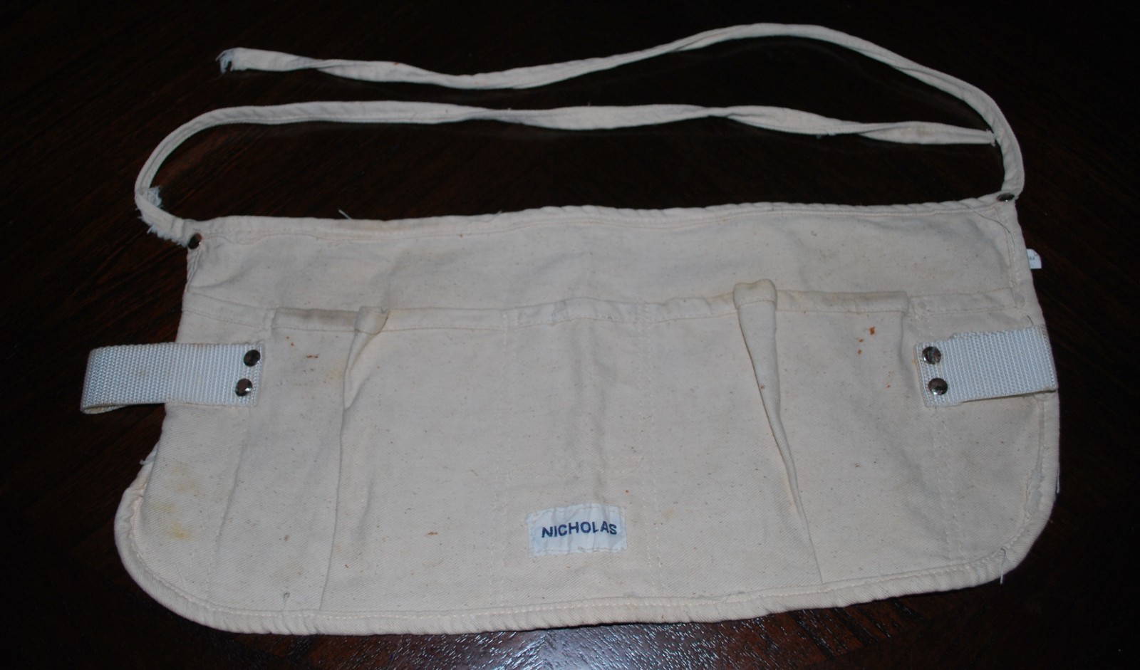 MCGUIRE-NICHOLAS 5 POCKET COTTON CANVAS WAIST APRON W/HAMMER LOOPS