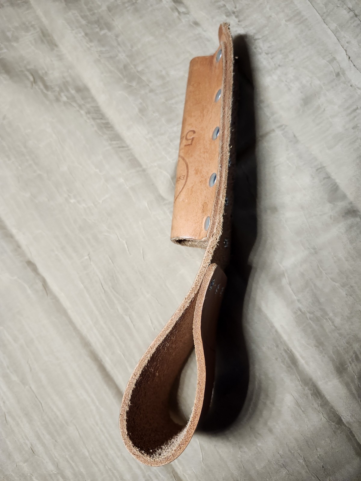 Klein Tools 5417T Leather Bull Pin/Bolt Bag, Tunnel Loop