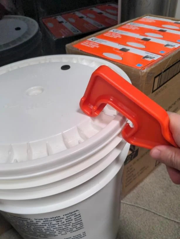 5 Gallon Bucket Opener Tool Large Plastic Lid Remover 12X Leverage