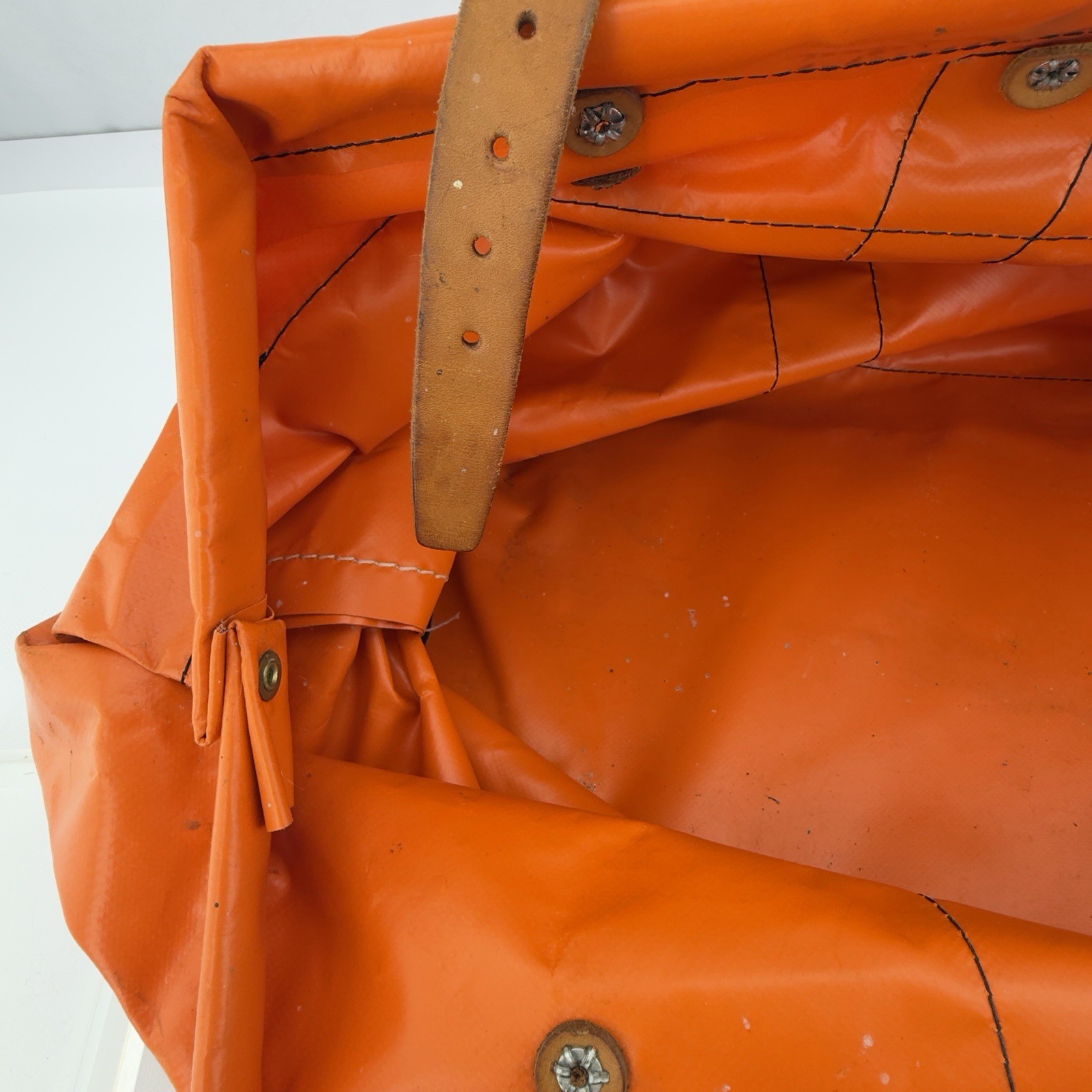 KlKlein 5180 Extra Large Orange Vinyl Equipment Tool Bag USA Made