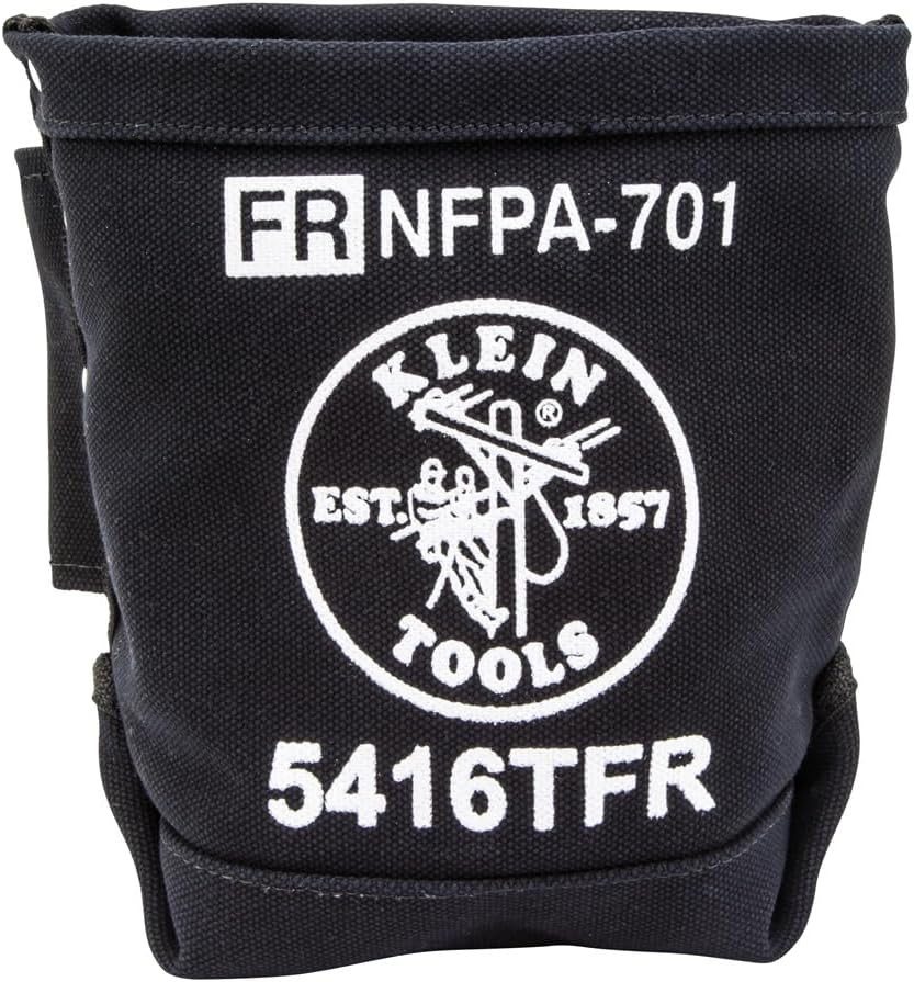 Klein Tools 5416Tfr Flame-Retardant Canvas Bolt Bag, New