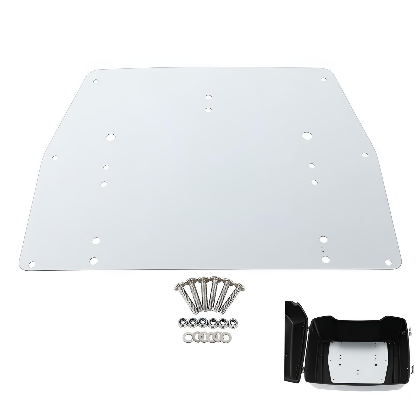 Tour Pack Pack Trunk Base Plate Inner Reinforcement Metal Plate Fit for Harle…