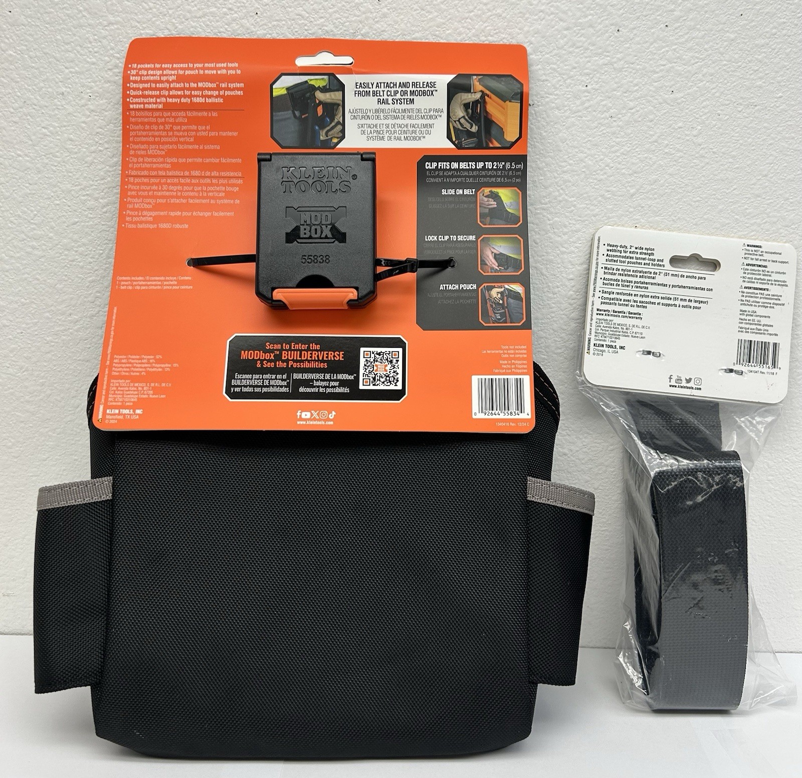 Klein ToolsMOD BOX 18-Pocket Tool Pouch & Belt (NEW)