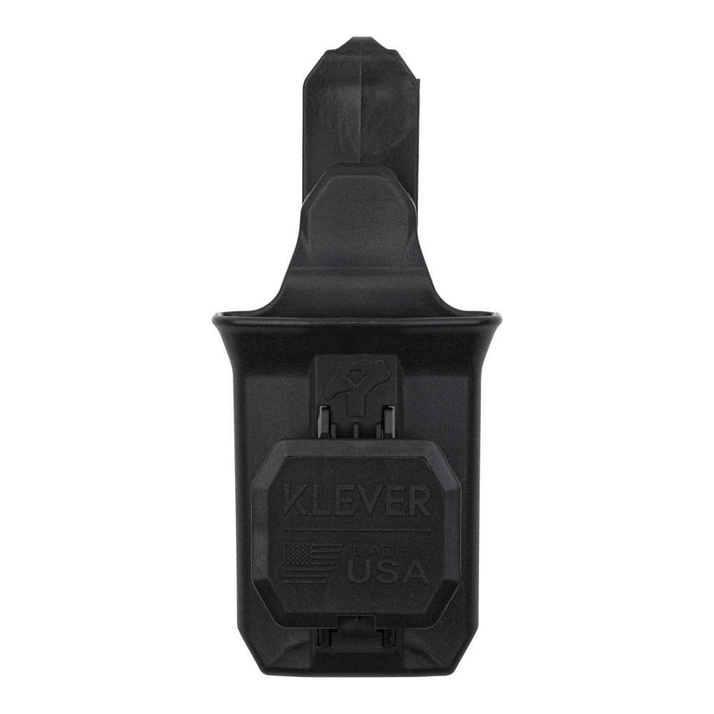 KLEVER Holster,Black,Plastic,Clip 397AJ9