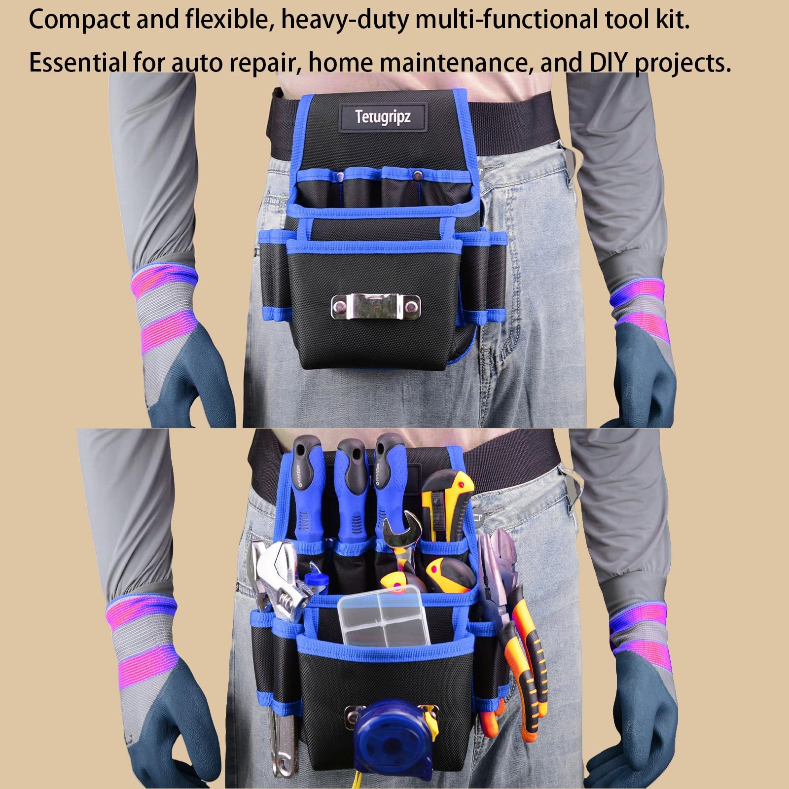 Multi-Function Tool Pouch – Anti-Scratch, Wear-Resistant, Compact | for Auto …