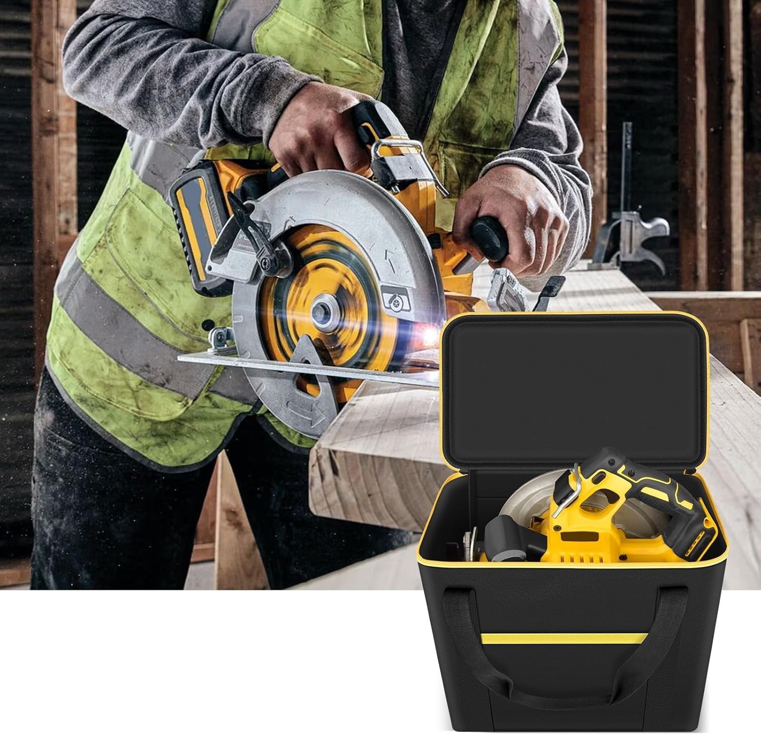 Universal Tool Bag for DEWALT 20V MAX 7-1/4-Inch DCS573/DCS570B, for Milwauke…