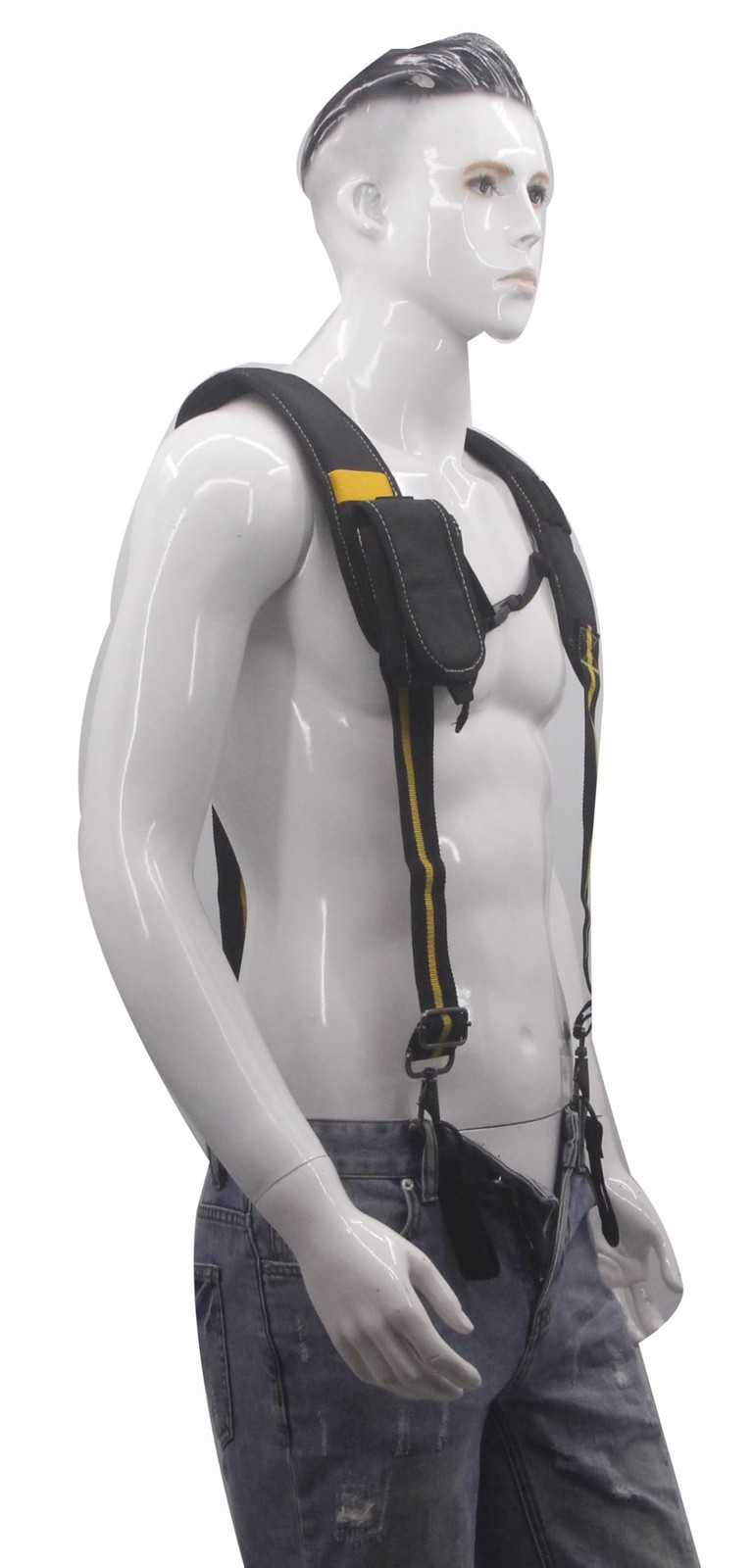 Cedriany Tool Belt Suspenders For Work Heavy Duty Padded With Attachment Loops