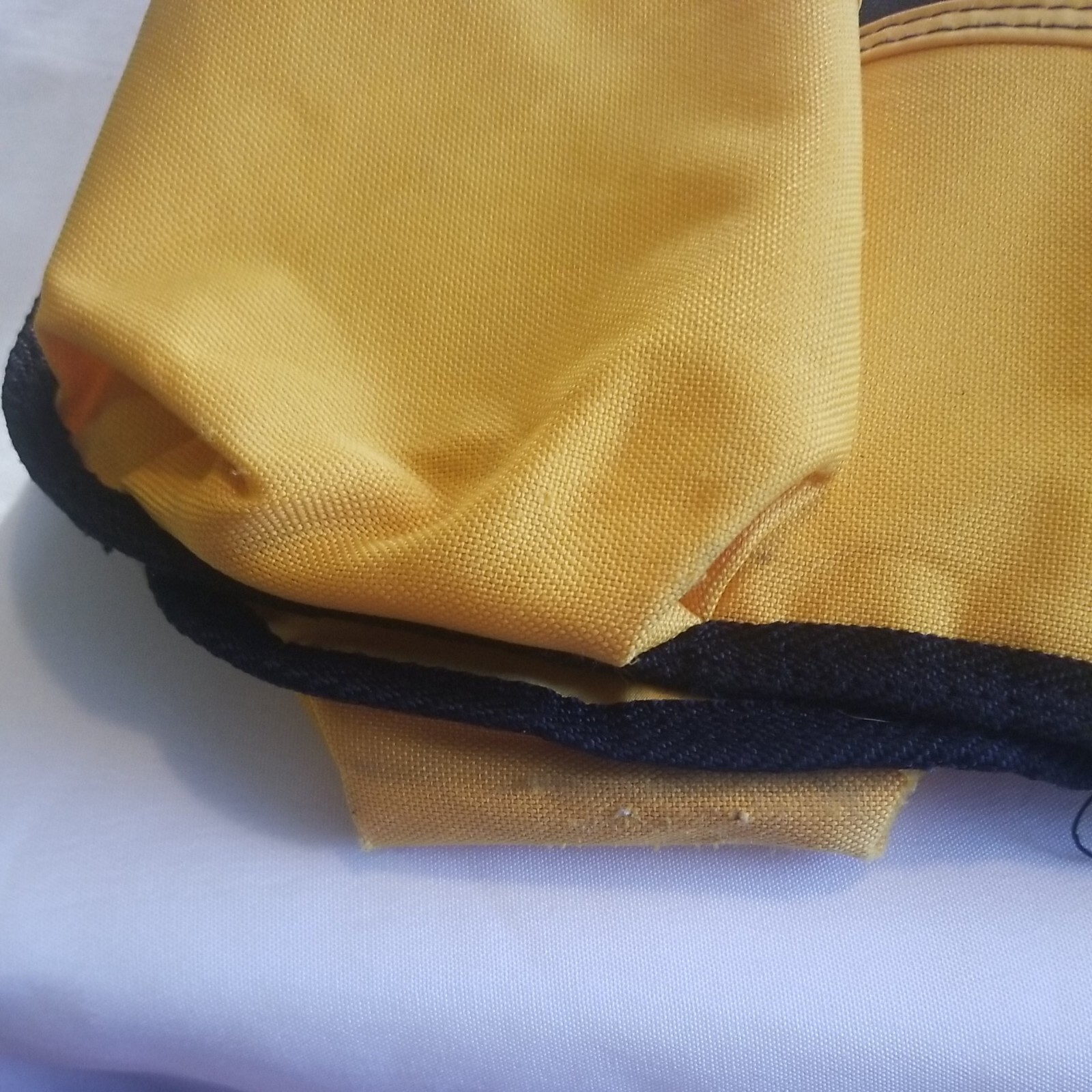 Construction Tool Belt Bag 23 pockets Canvas Yellow & Black Waist 30″to 46″