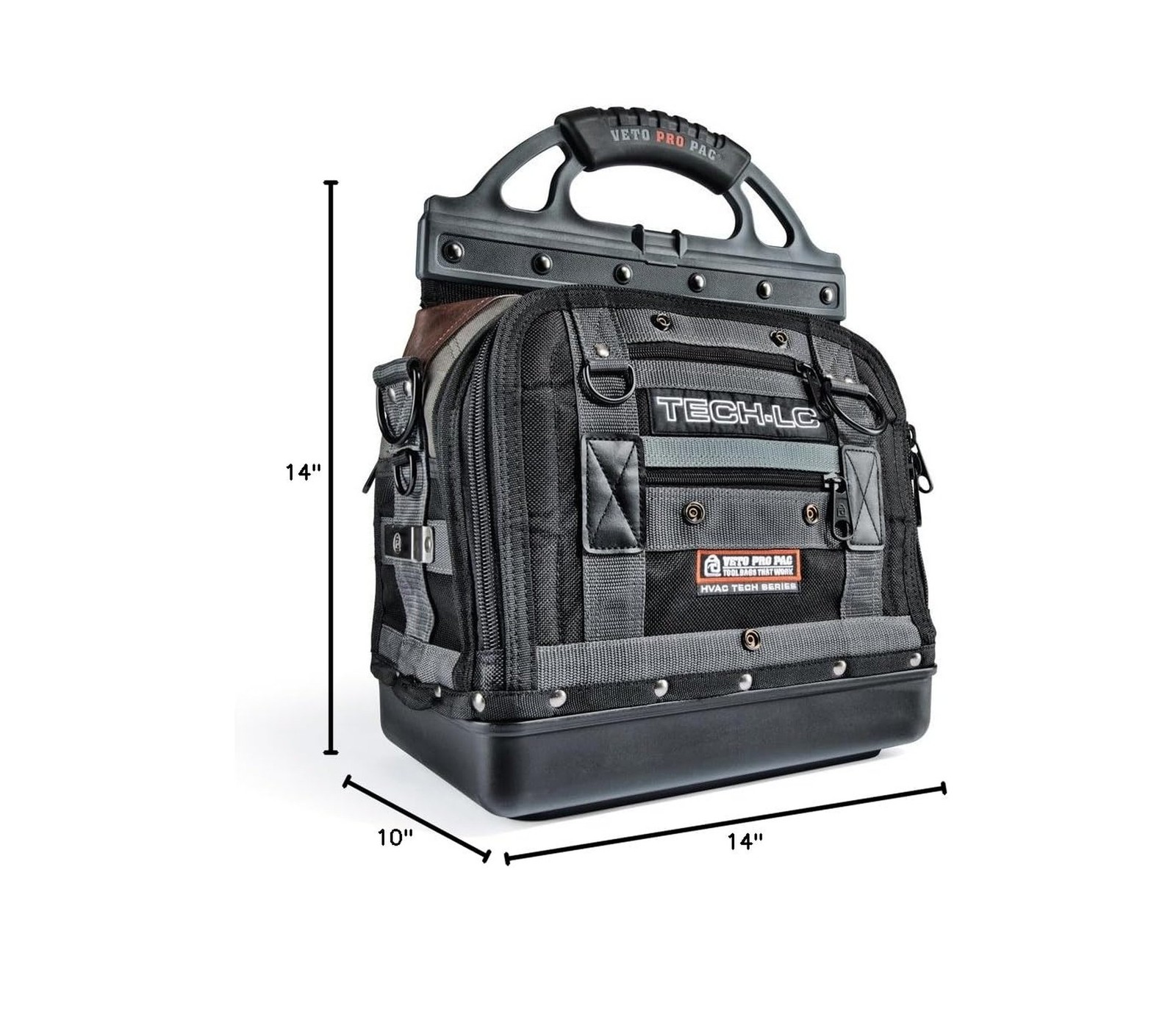 Veto Tech LC Tech Large Tool Bag, Black