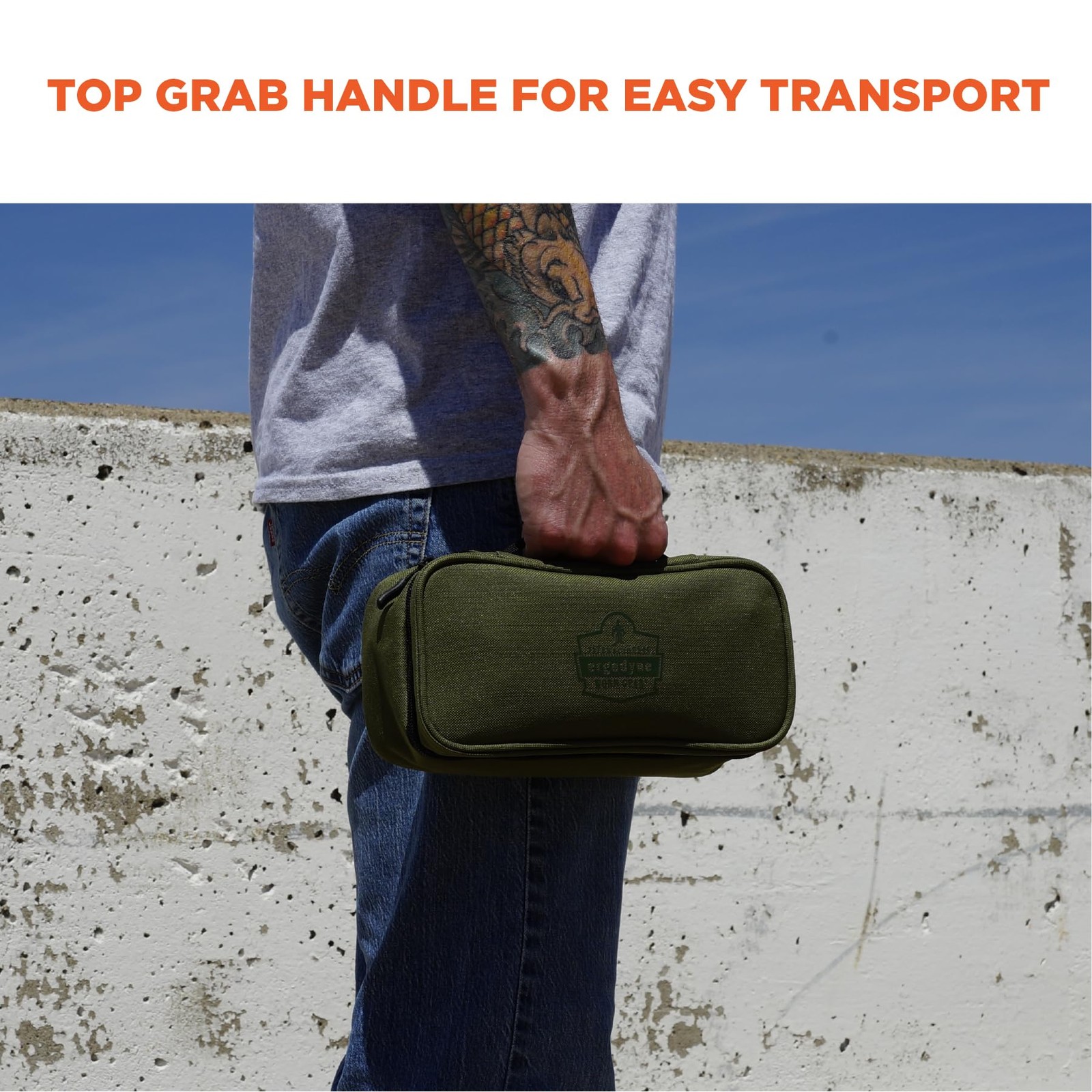 Arsenal 5877 Large Softshell Tool Pouch, Soft Carrying Case, Utility, Storage