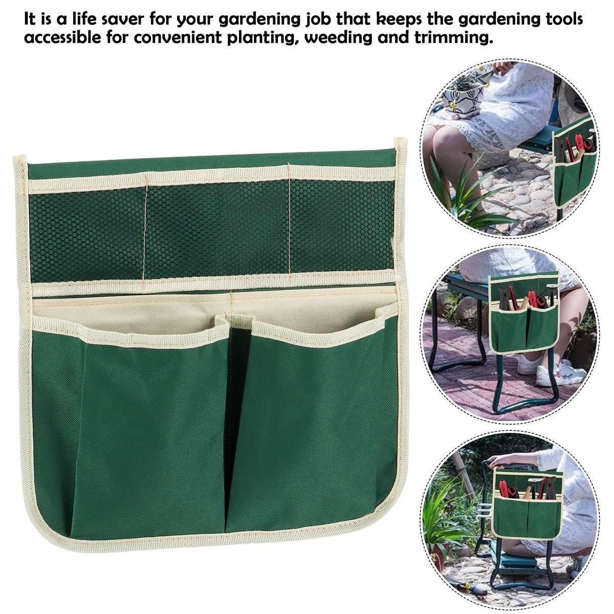 Portable Kneeling Pad Tool Bag Pouch for Kneeler Seat Folding Outdoor Garden USA