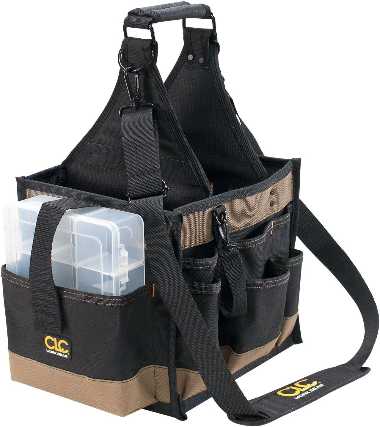 CLC Electrical Tool Bag, Box Design, Multi-Compartment-