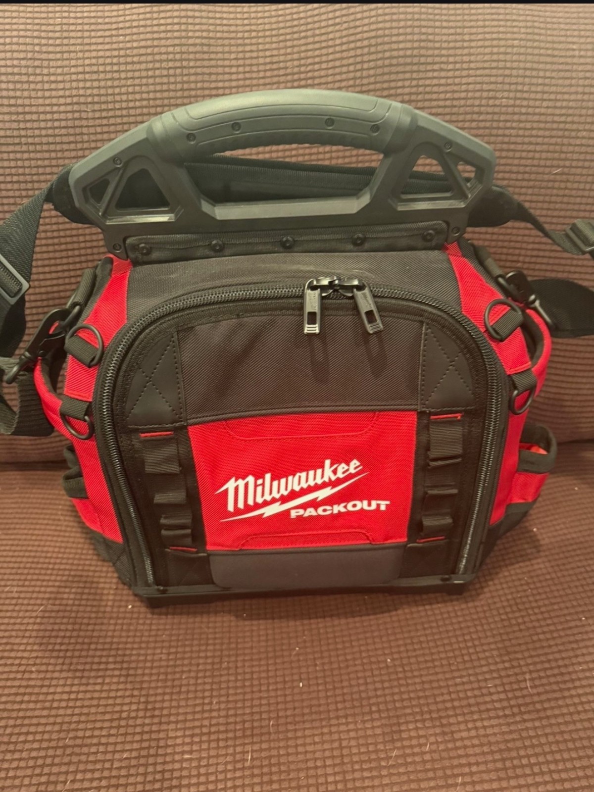Milwaukee 15in. Black/Red Tool Bag/box