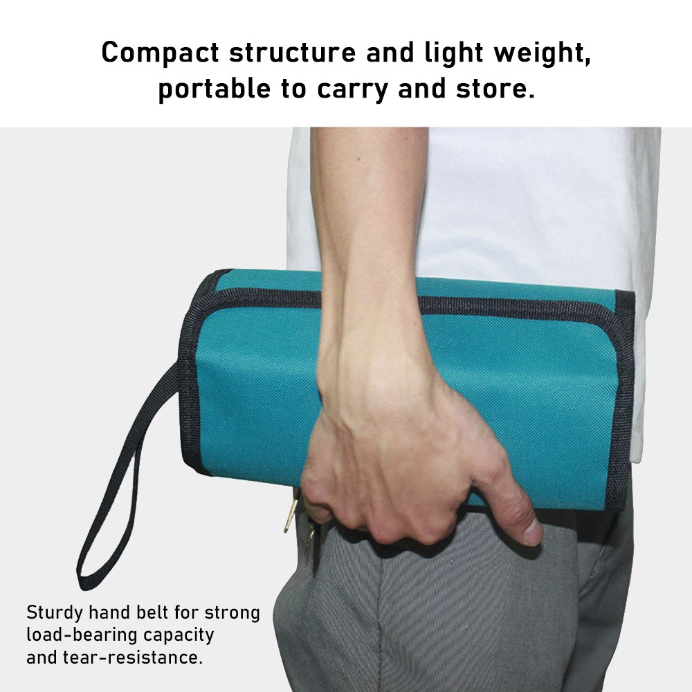 PENGGONG Tool Bag Wear-resistant Storage For Maintenance Tool Black & Green