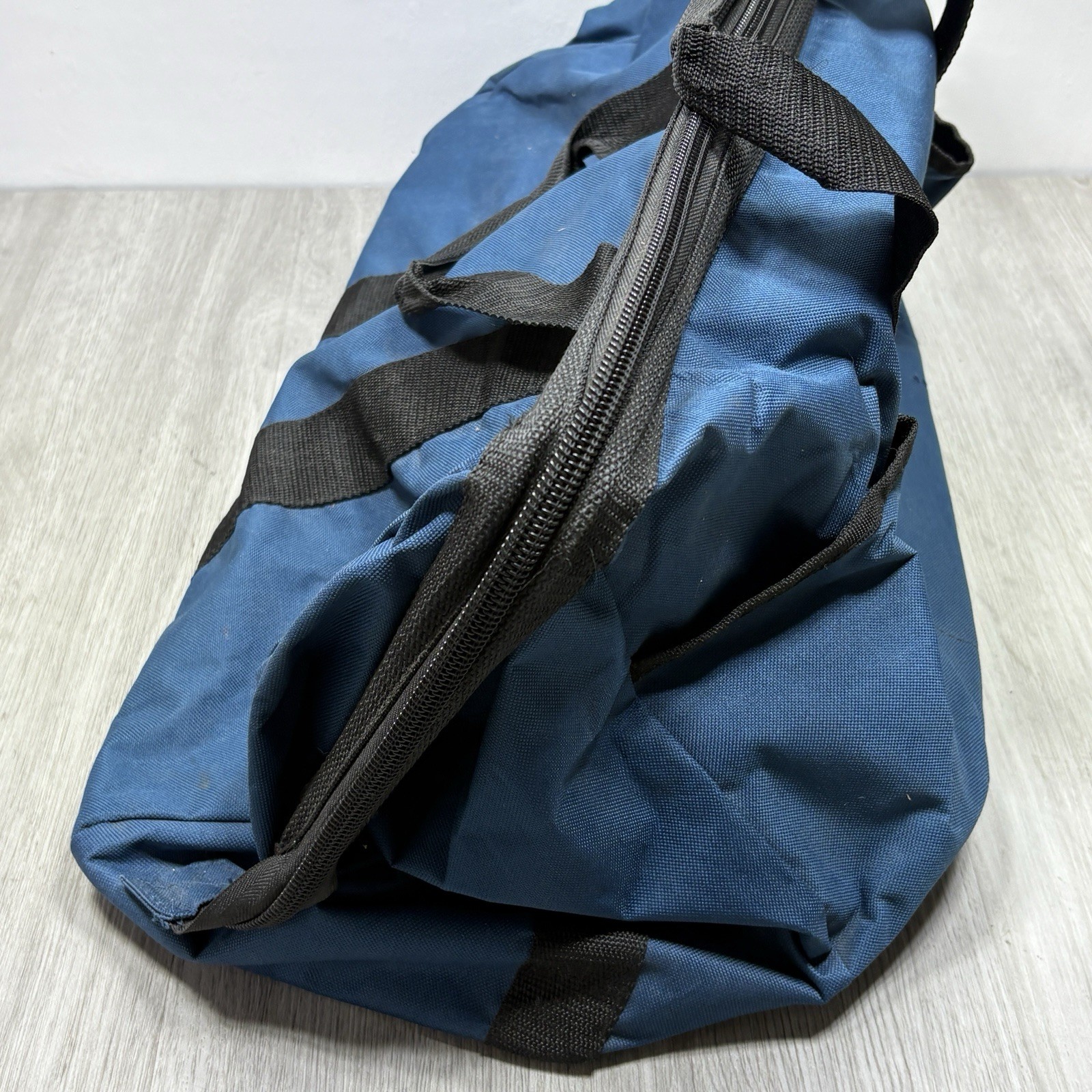 Ryobi Tool Bag 22x14x12 ” Large Blue Zippered Canvas Tool Bag Carry Storage Case