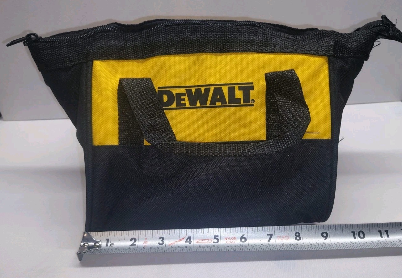 DeWalt 9″ X 9″ X 8″ Small Canvas Tool Bag New Fast Shipping