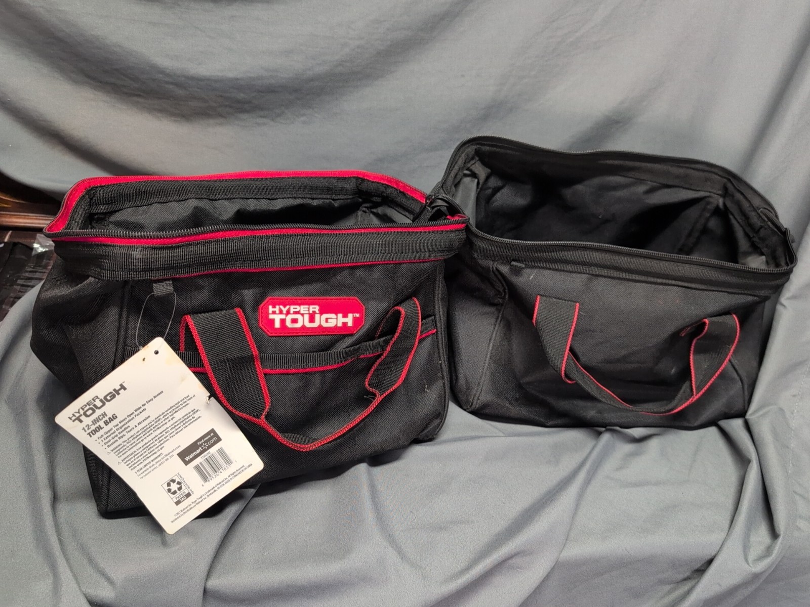 HYPERTOUGH 12 Inch toolbag Red/Black Set Of 2