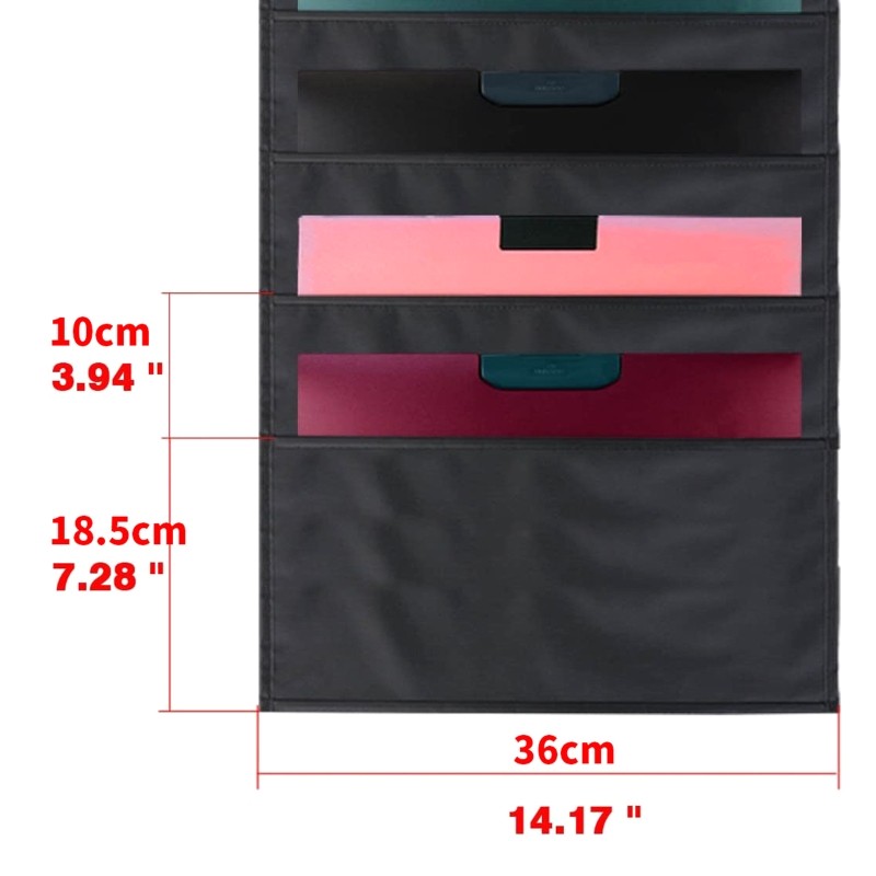 Durable Organization Pocket Tear Resistant with 10 Pocket Heavy Duty Storage Bag