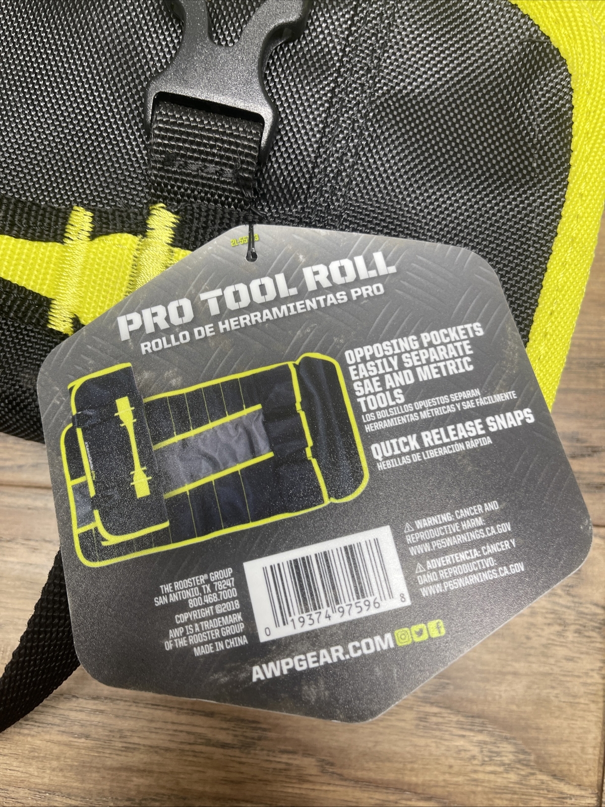 Awp Performance 21 Pocket Pro Tool Roll Fits Most Common Sized Tools SH