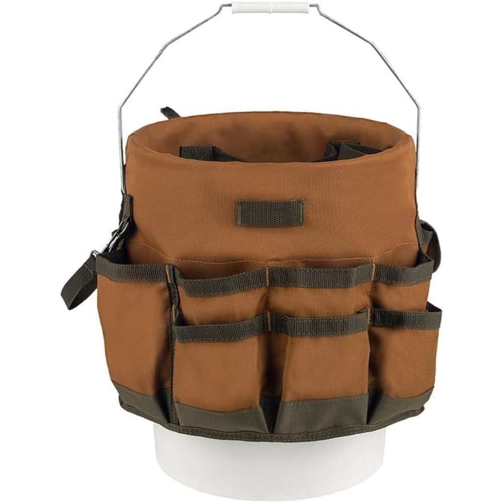 Bucket Boss The Bucketeer Bucket Tool Organizer in Brown, 10030