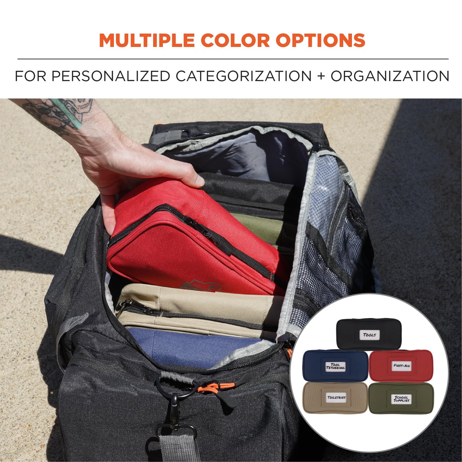 Arsenal 5877 Large Softshell Tool Pouch, Soft Carrying Case, Utility, Storage