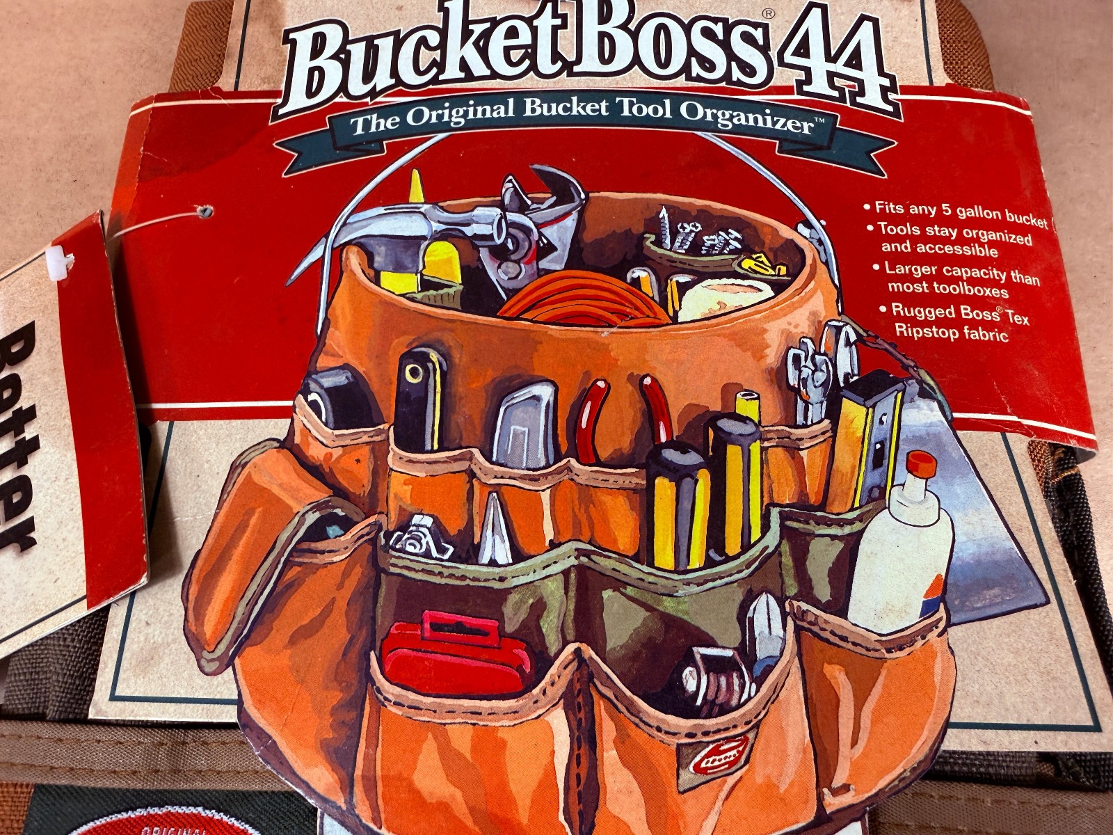 Bucket Boss Pro 44 Tool Organizer Tools Storage Original 5 Gal Organizer – NOS